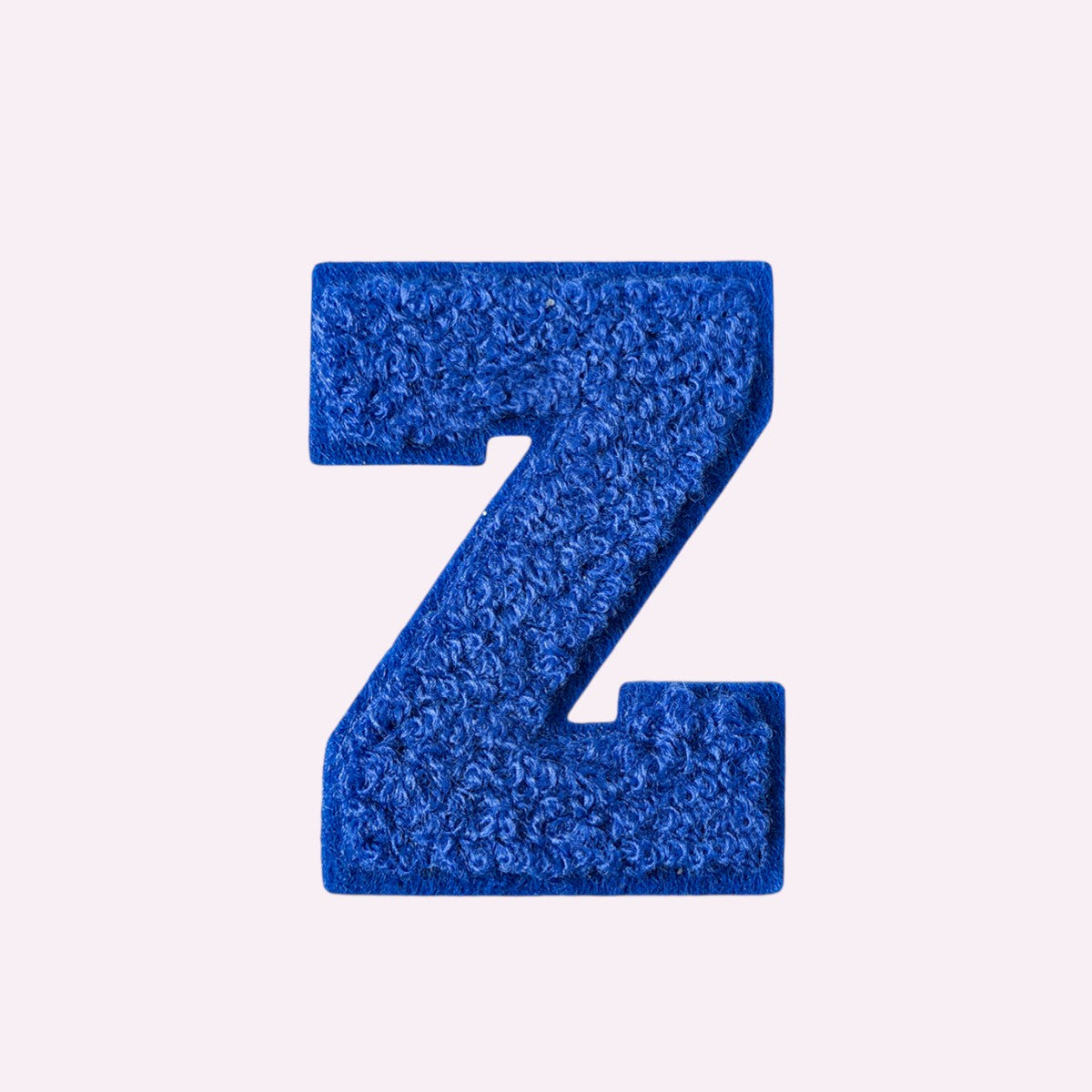 Buchstaben ohne Glitzer Knallblau