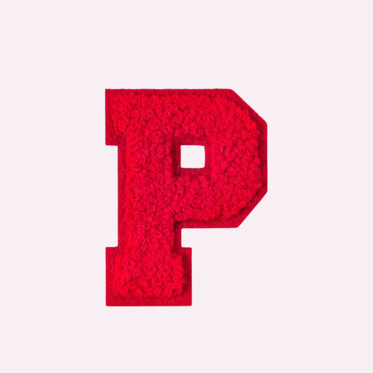 Buchstaben ohne Glitzer Knallrot