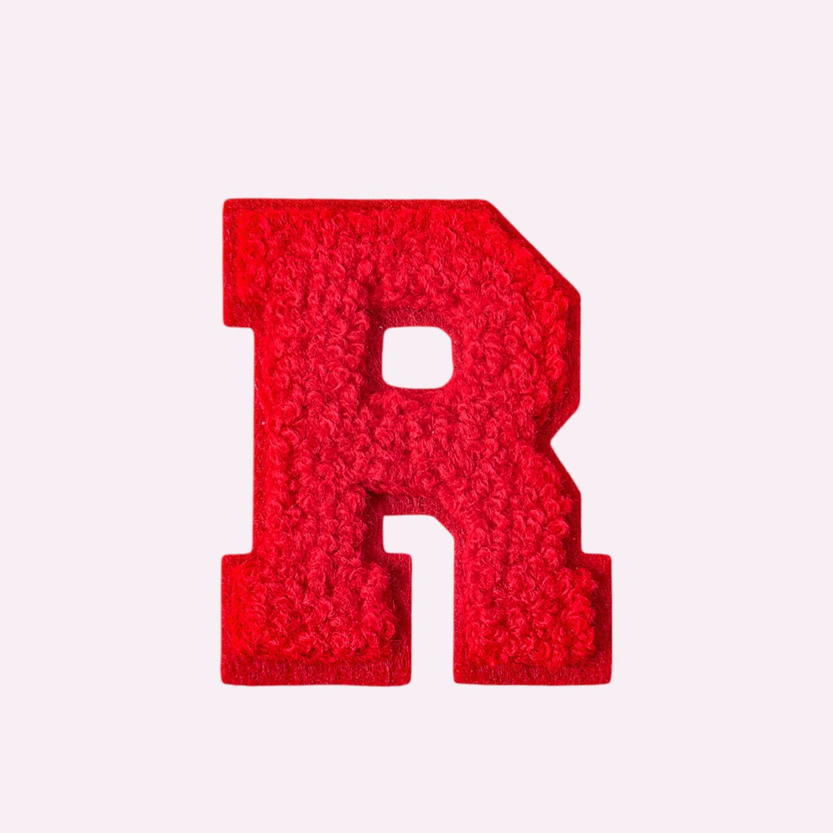 Buchstaben ohne Glitzer Knallrot