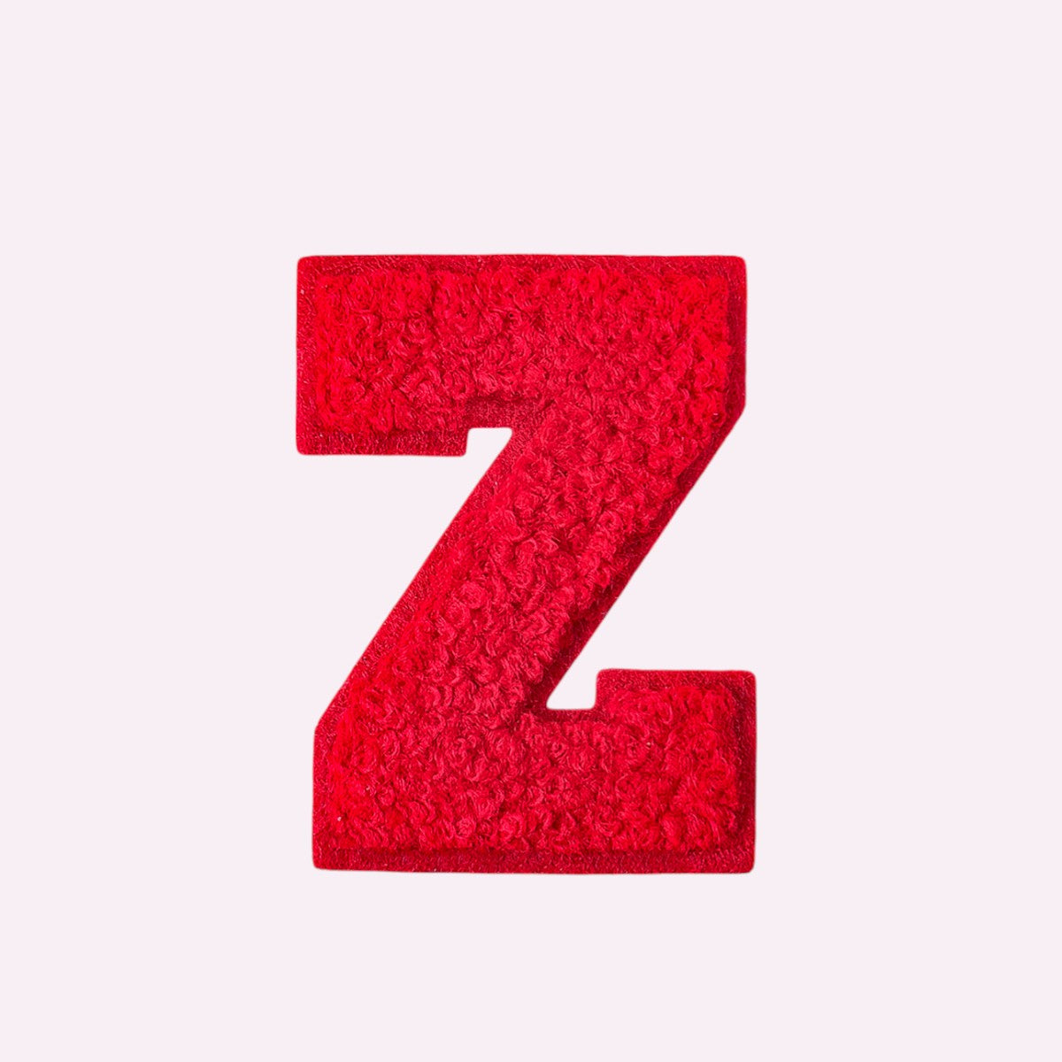 Buchstaben ohne Glitzer Knallrot