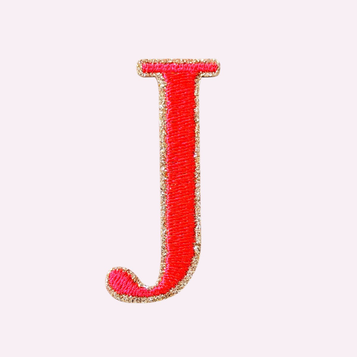 Glitzer Buchstaben Mimi's Serif Neon Orange