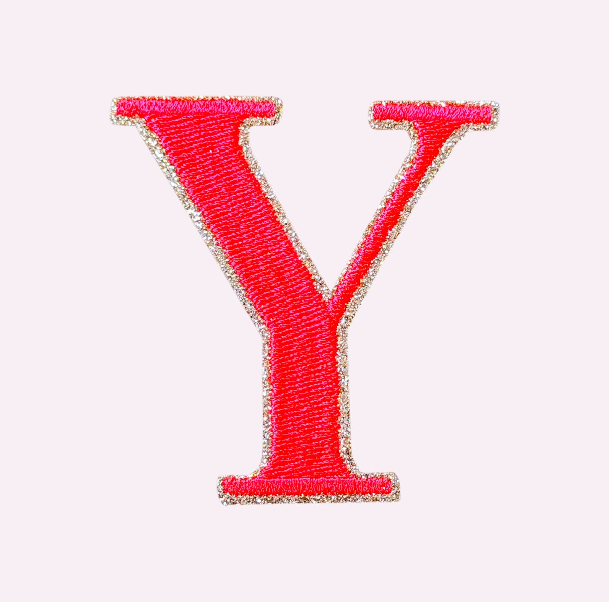 Glitzer Buchstaben Mimi's Serif Neon Orange