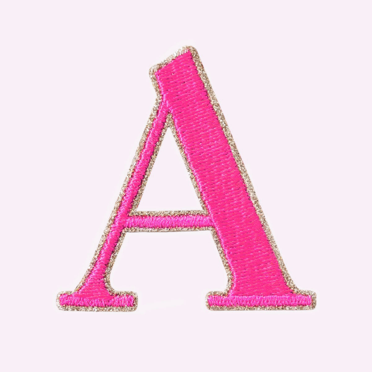 Glitzer Buchstaben Mimi's Serif Neon Pink