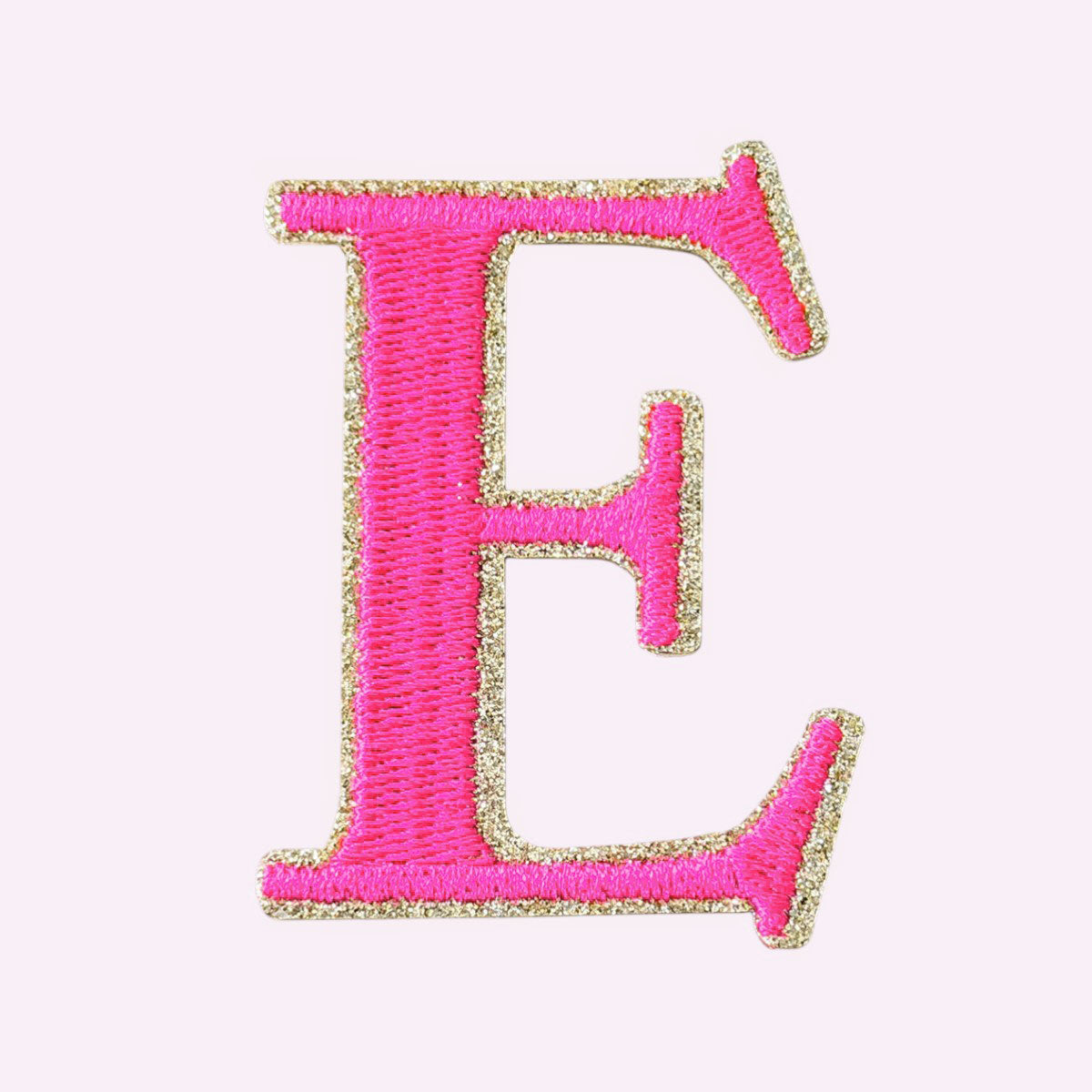 Glitzer Buchstaben Mimi's Serif Neon Pink
