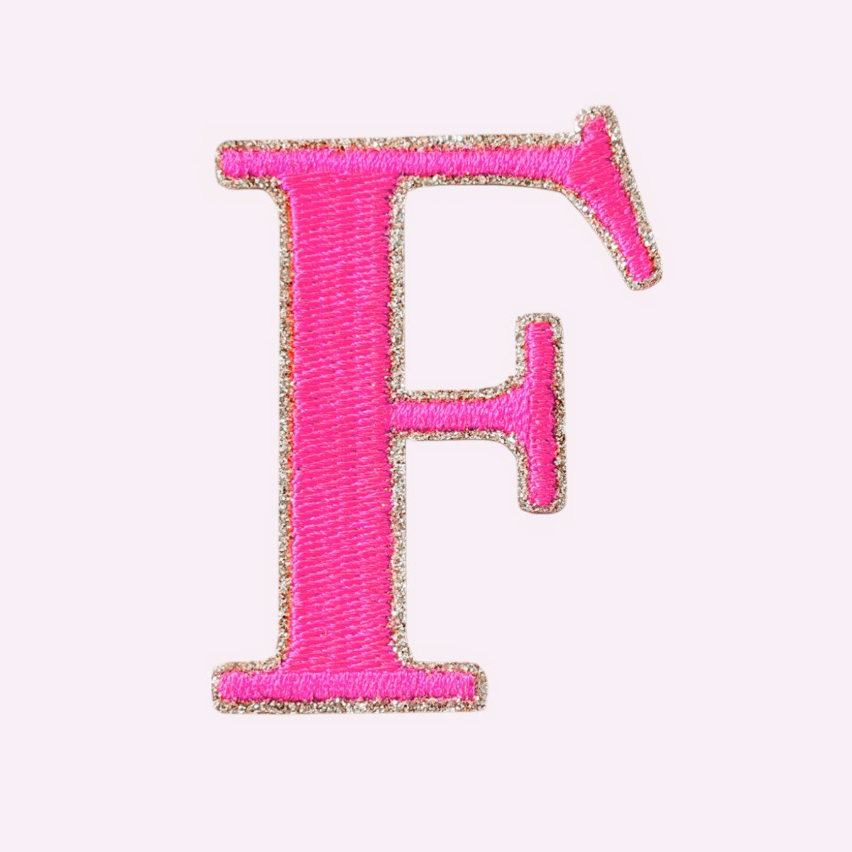 Glitzer Buchstaben Mimi's Serif Neon Pink