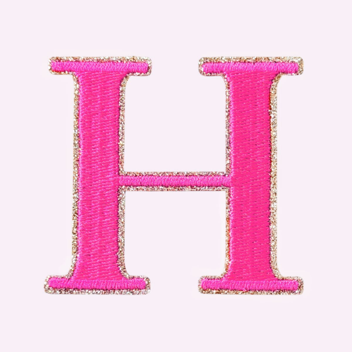Glitzer Buchstaben Mimi's Serif Neon Pink