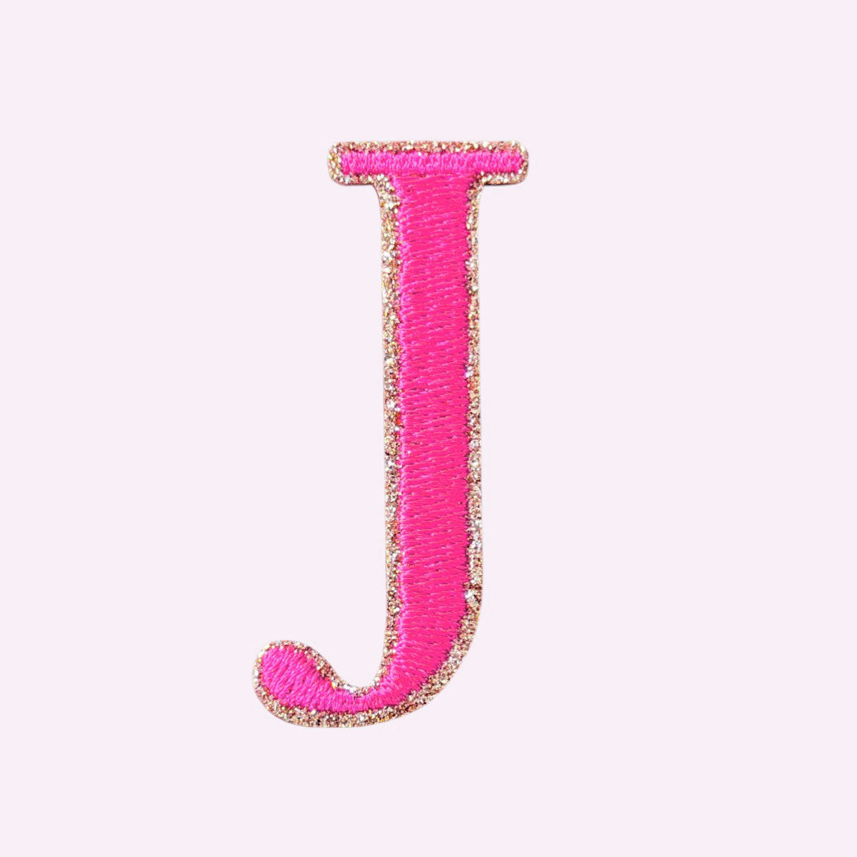 Glitzer Buchstaben Mimi's Serif Neon Pink