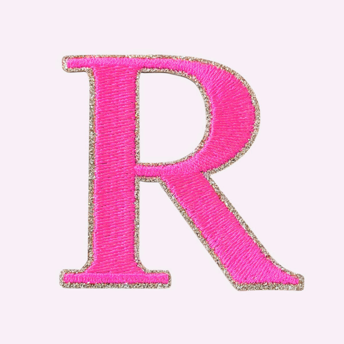 Glitzer Buchstaben Mimi's Serif Neon Pink