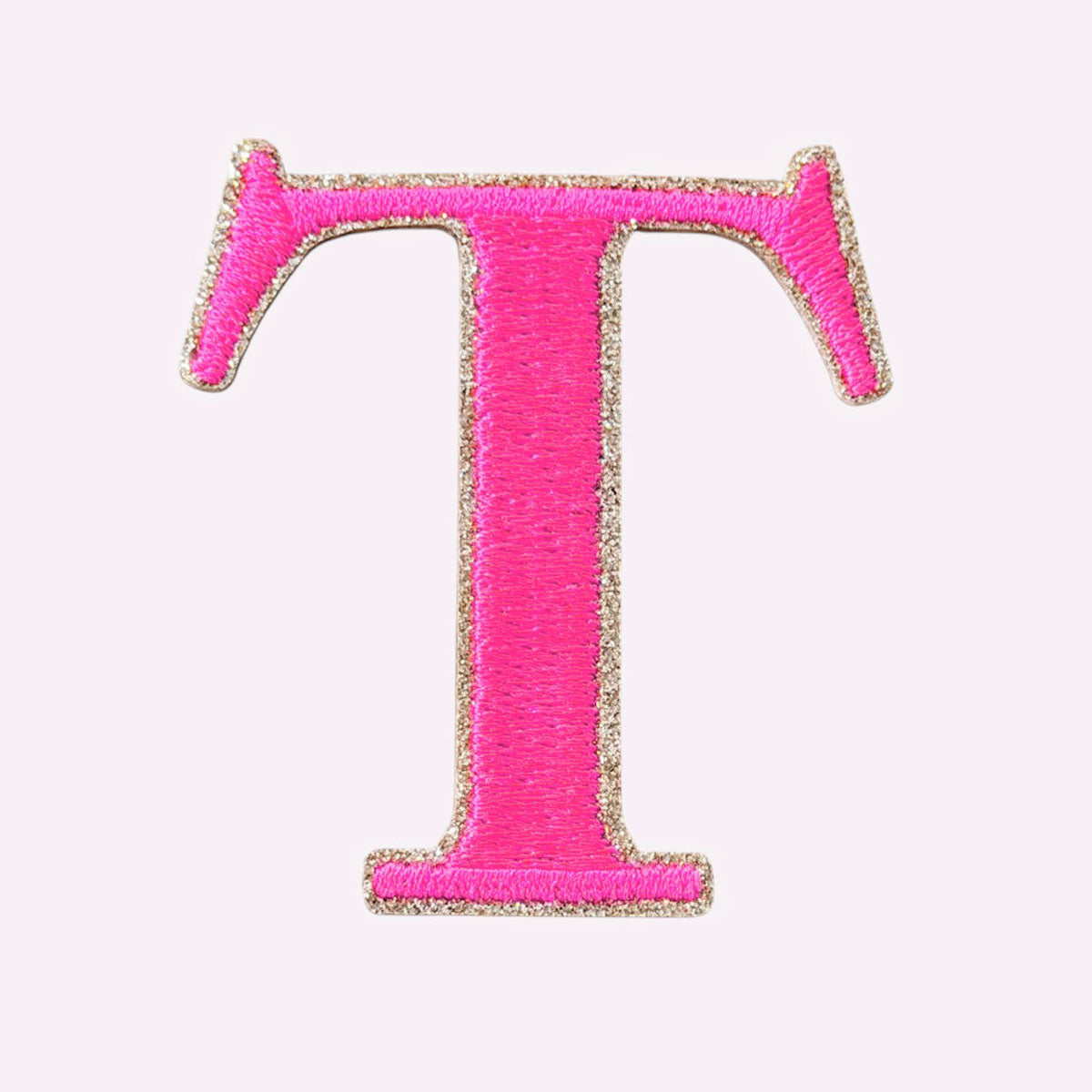 Glitzer Buchstaben Mimi's Serif Neon Pink