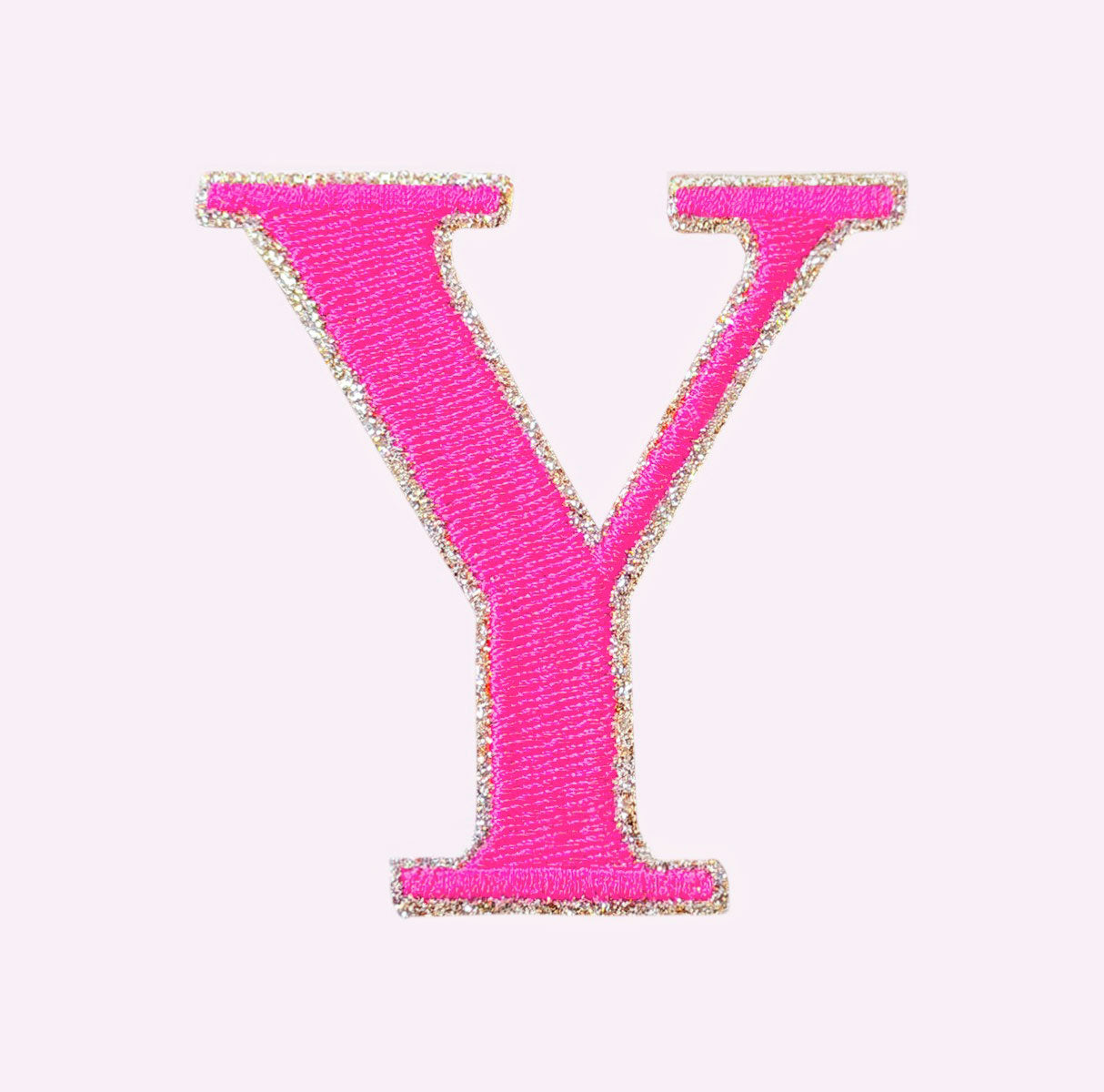 Glitzer Buchstaben Mimi's Serif Neon Pink