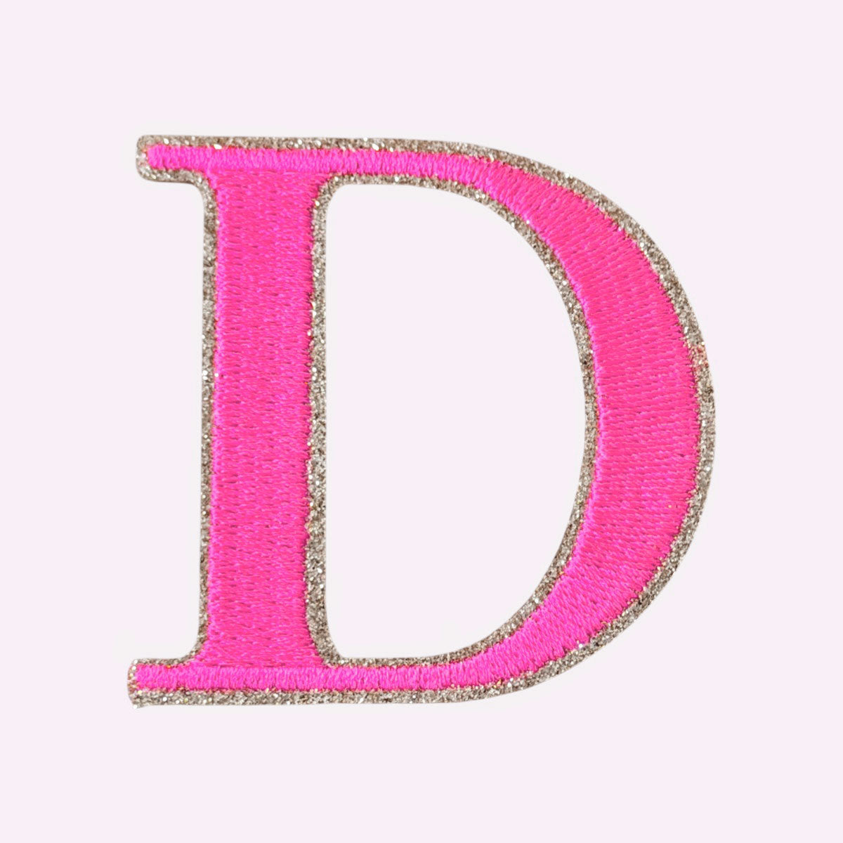 Glitzer Buchstaben Mimi's Serif Neon Pink