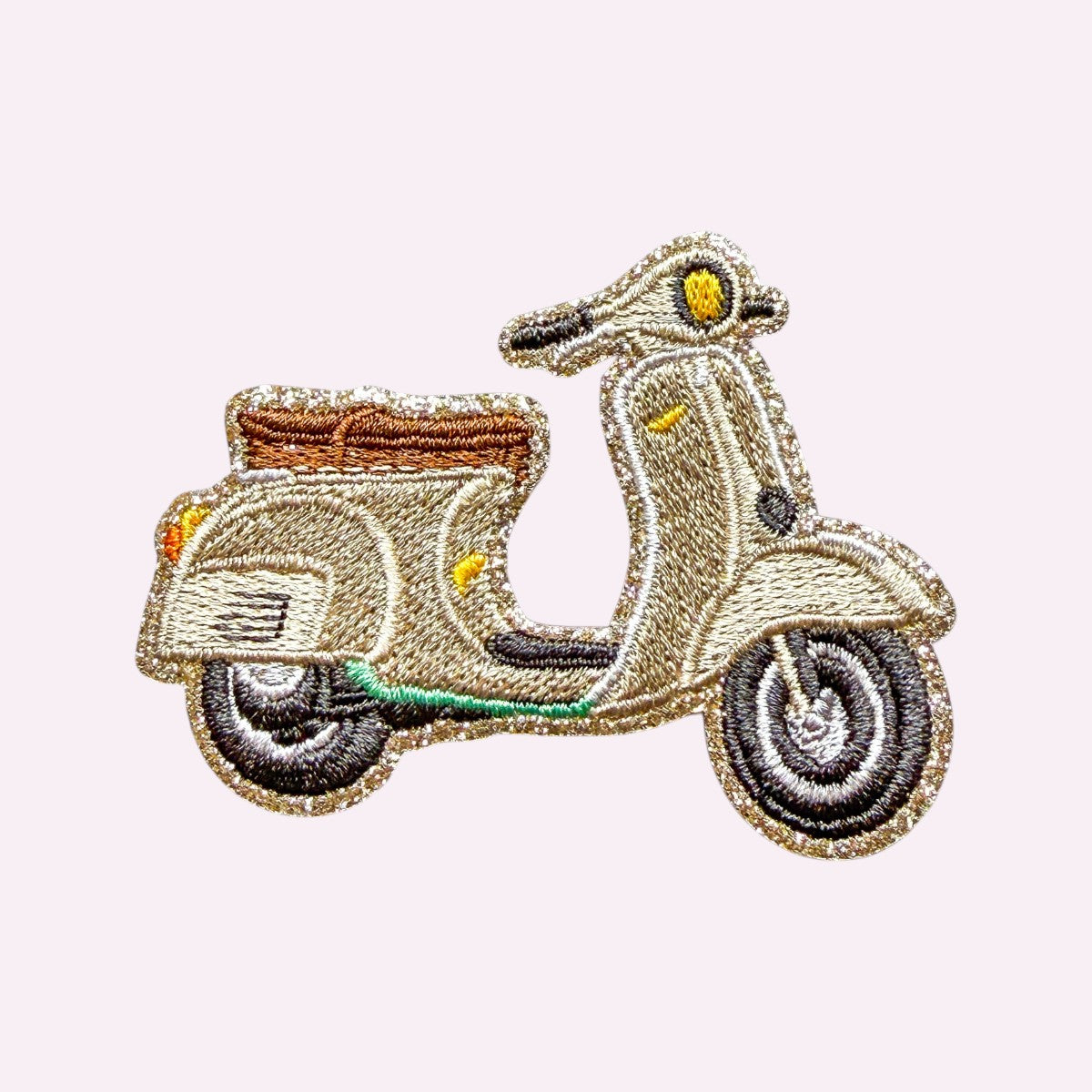 Sticker Motorroller Creme