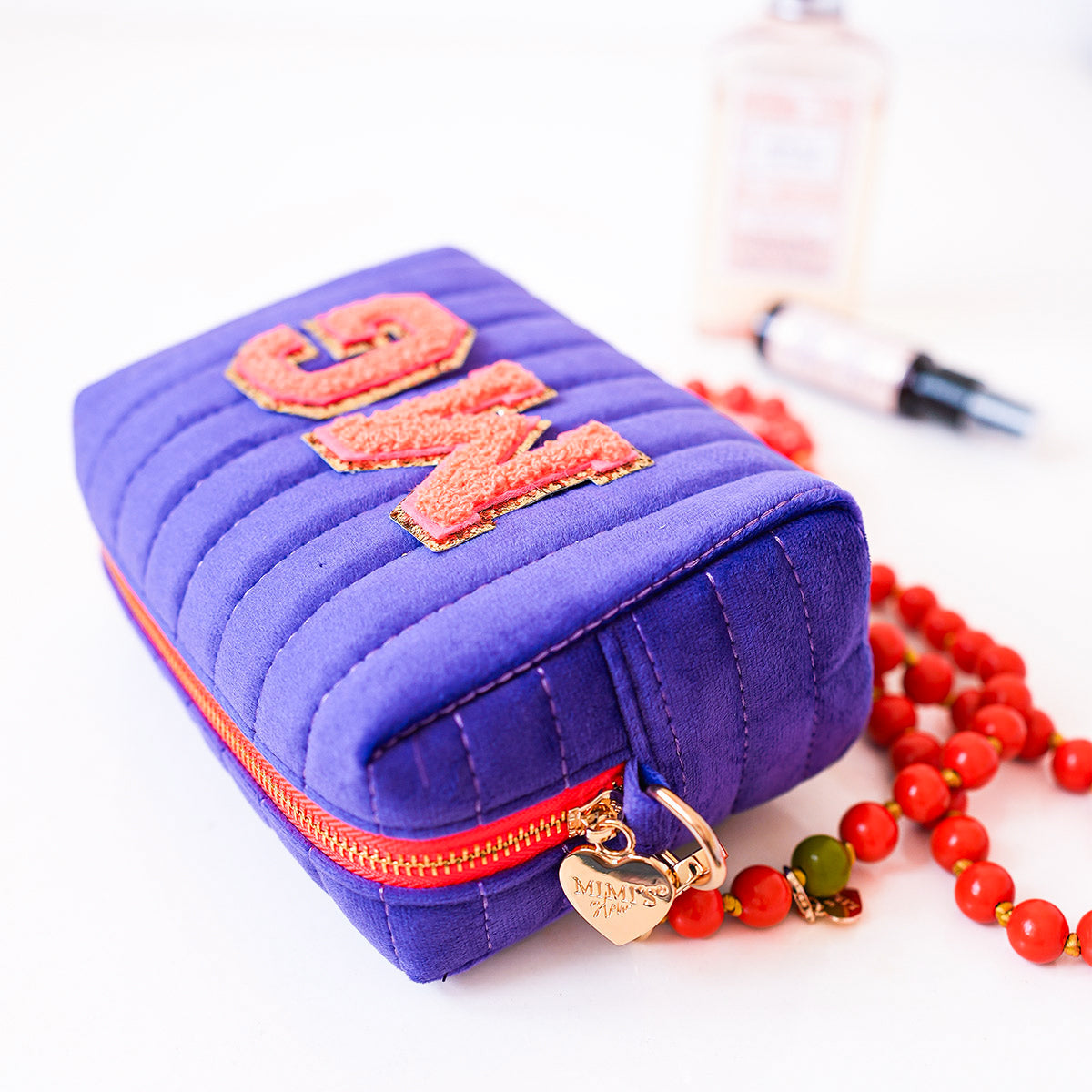 Lola Samt Tasche Violet