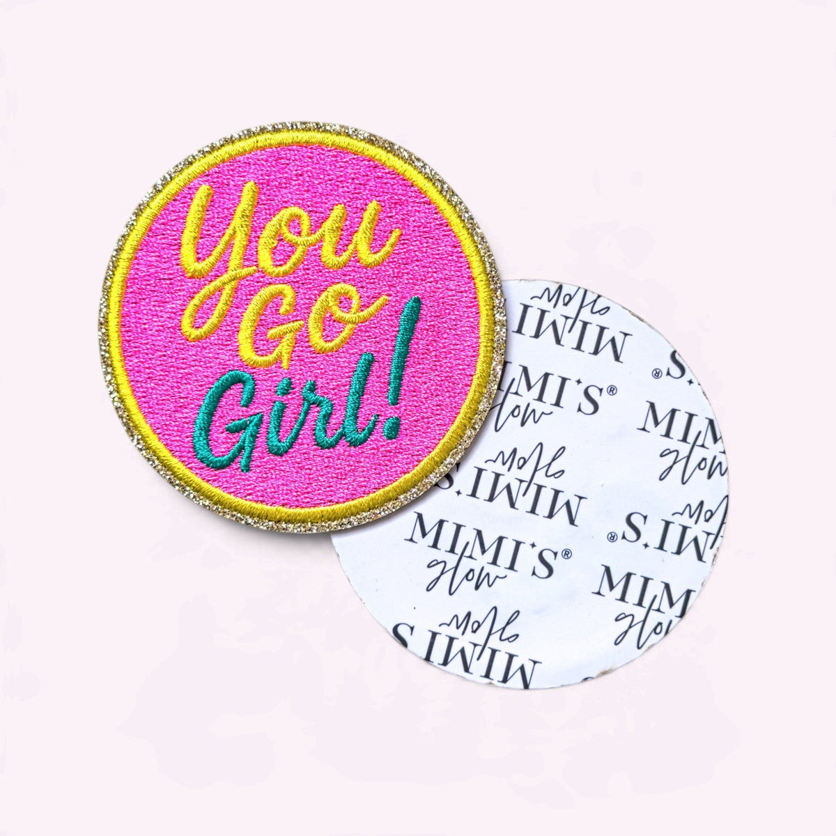 Glitzer Sticker You Go Girl