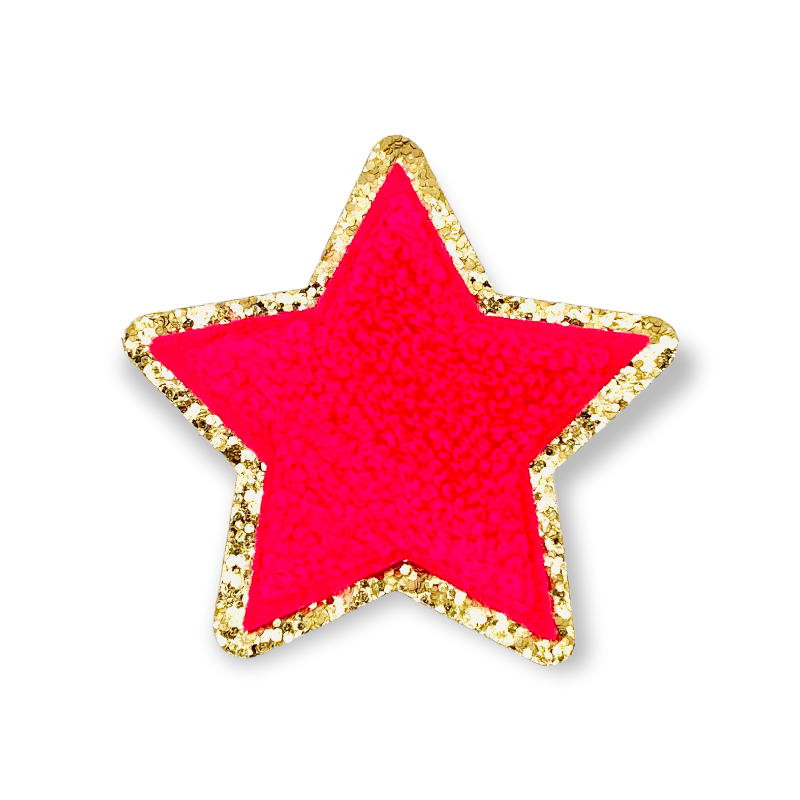 Glitzer Sticker Stern