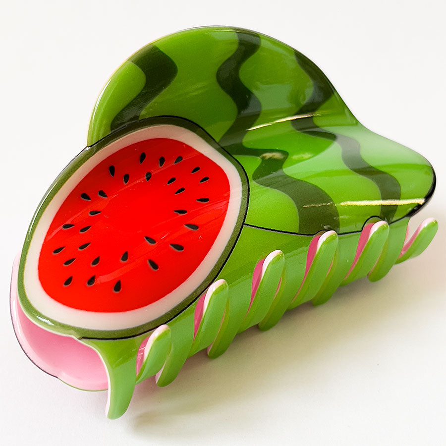 Grosse Obst-Haarklammer Frutta Melone